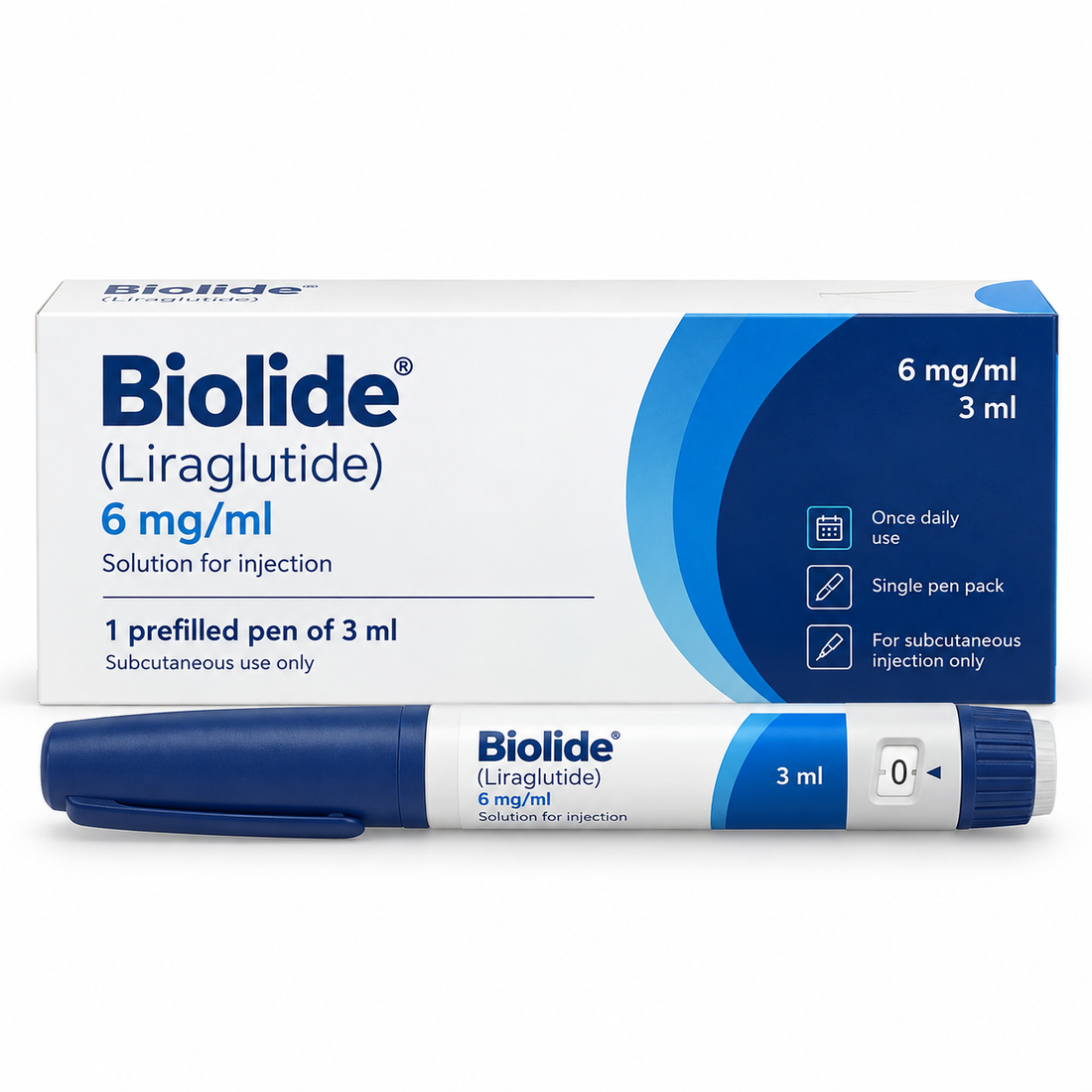 Biolide Liraglutide 6mg/ml single pen