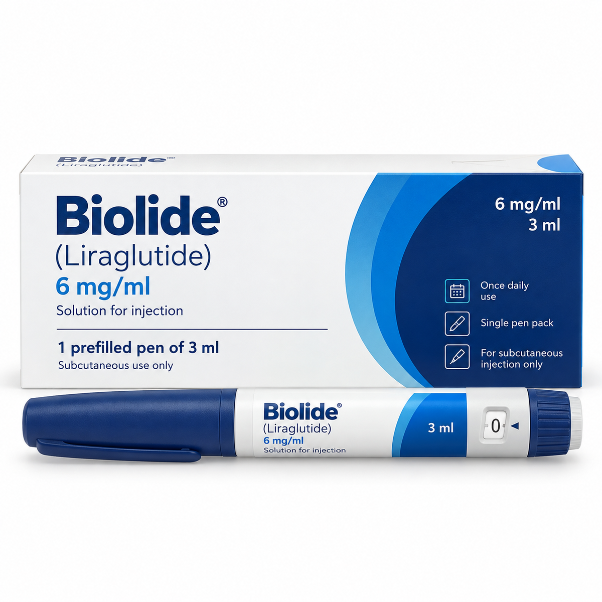 Biolide Liraglutide 6mg/ml single pen