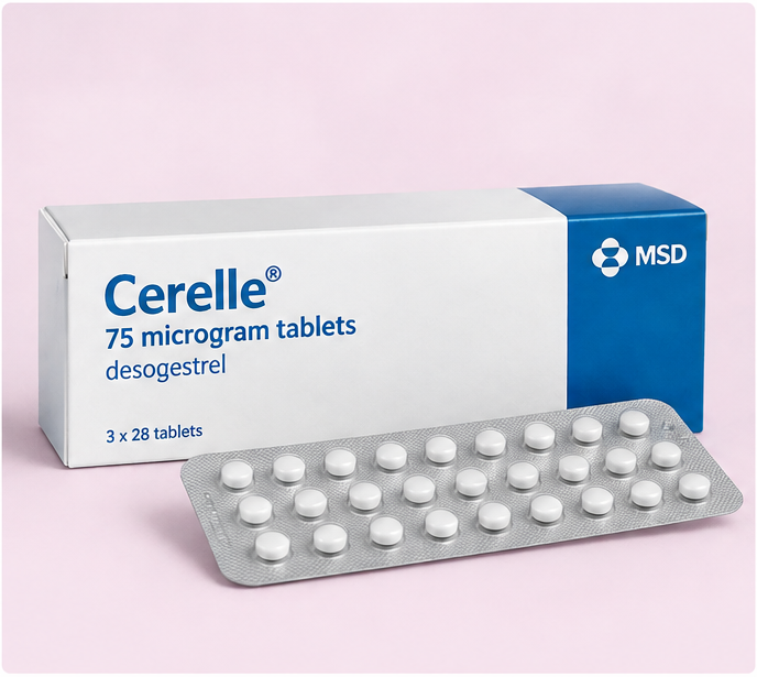 Cerelle 75 microgram tablets - 84 tablets