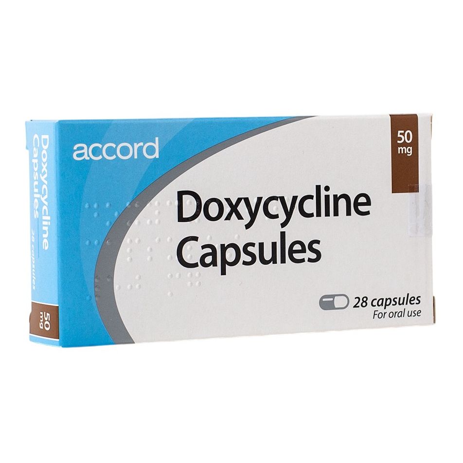 Doxycycline 50mg 28 capsules