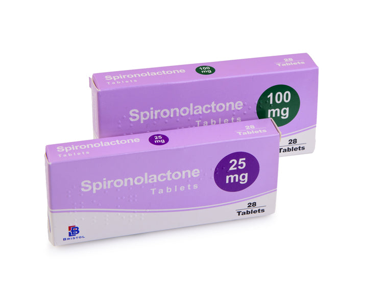 Spironolactone tablets product packs