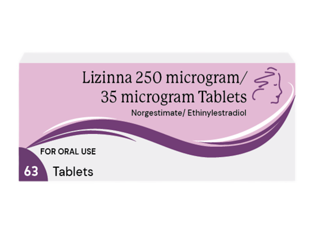 Lizinna 250/35 - 63 tablets