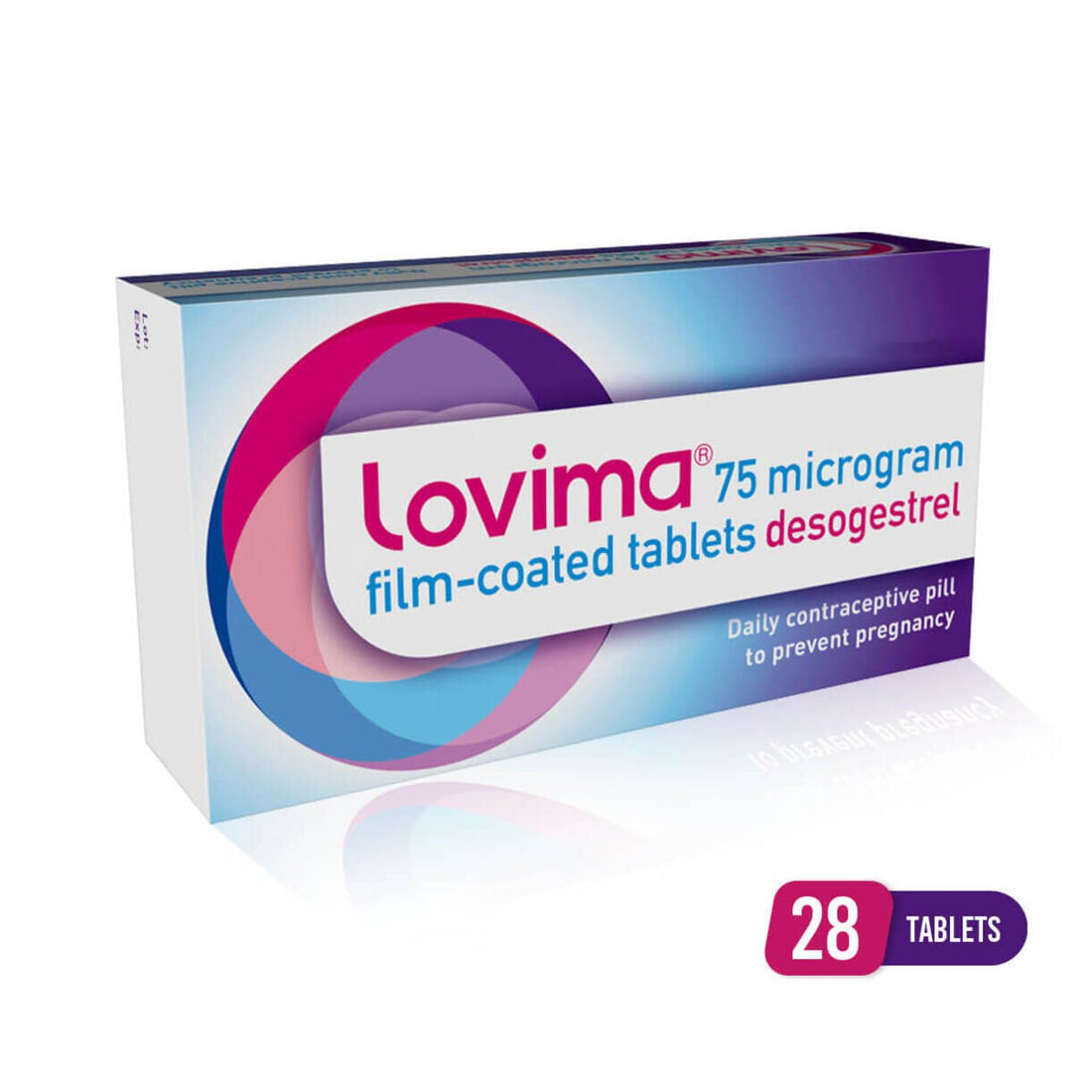 Lovima 75 microgram tablets - 28 tablets
