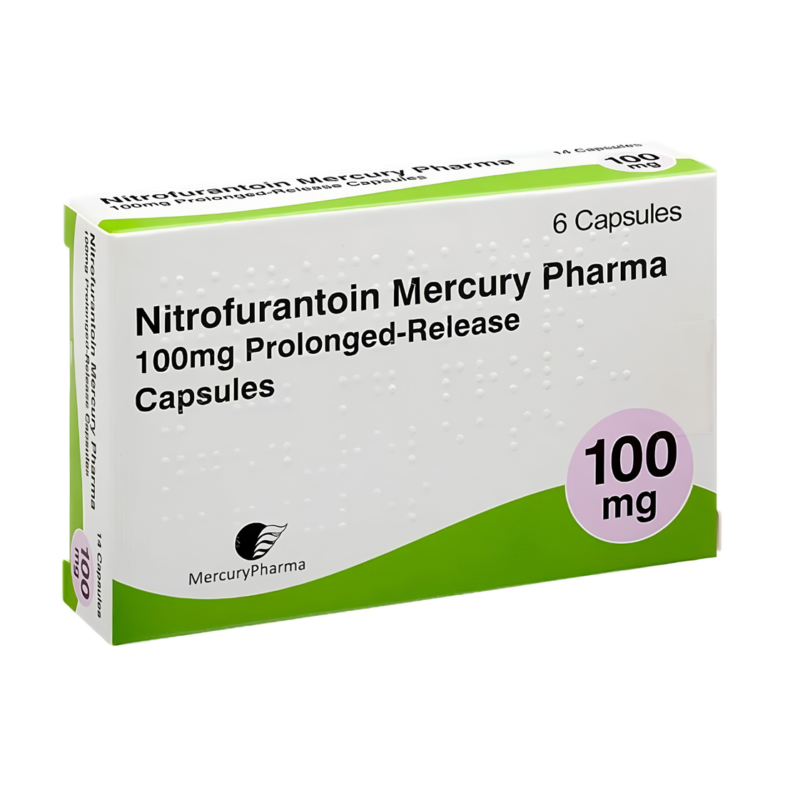 Nitrofurantoin MR 100mg - 6 capsules