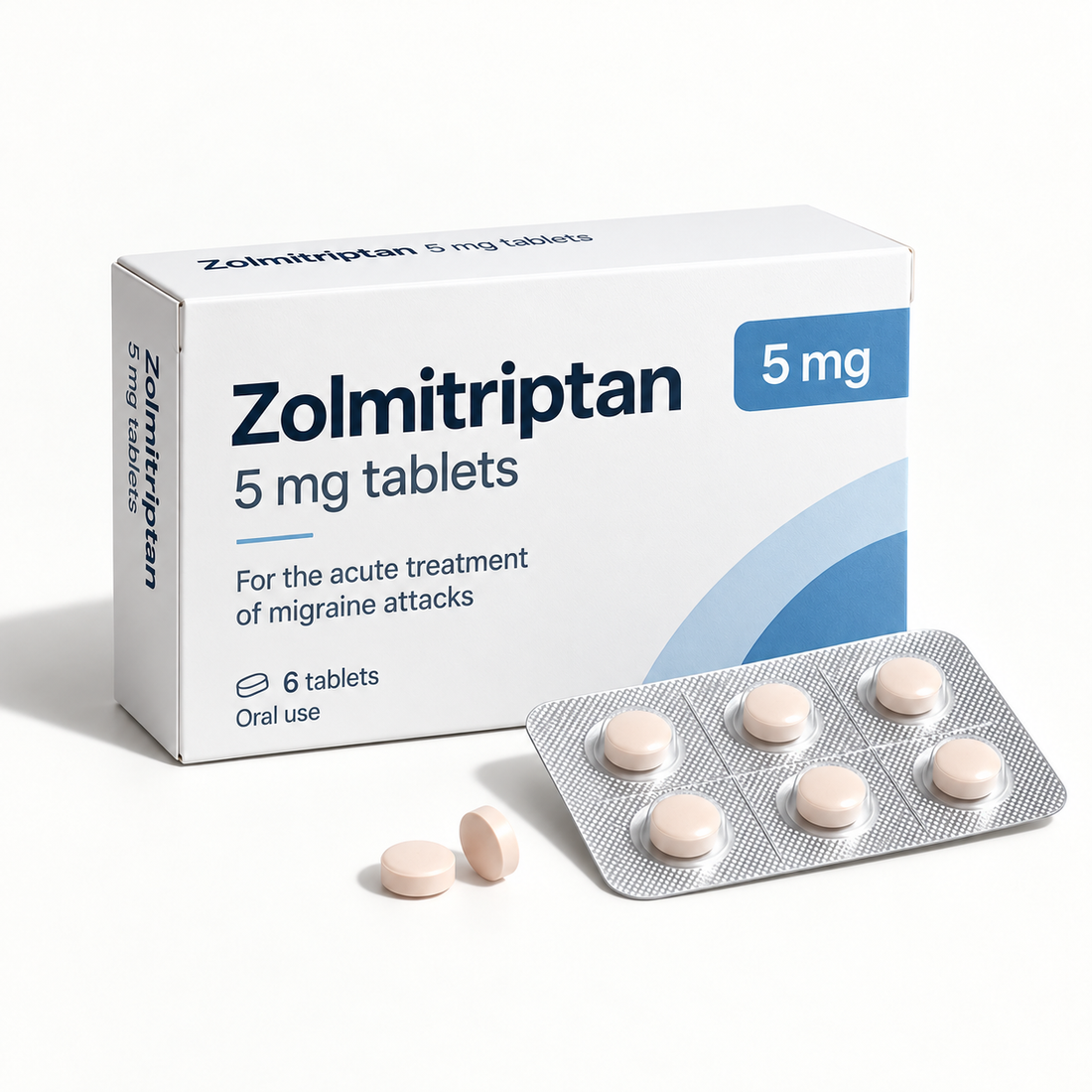 Zolmitriptan orodispersible 5mg migraine treatment