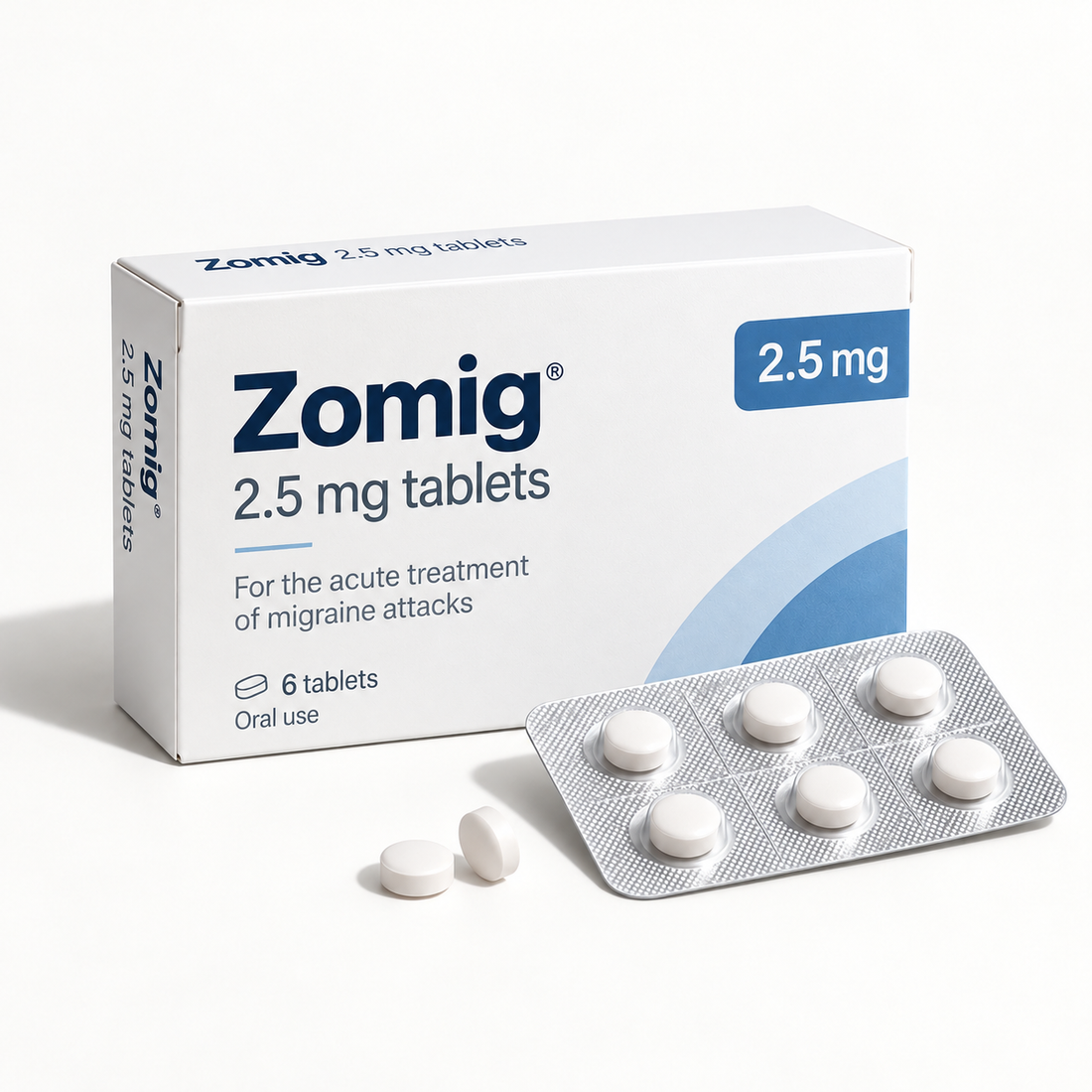 Zomig Rapimelt 2.5mg migraine treatment